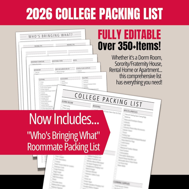 2026 Check List - Etsy