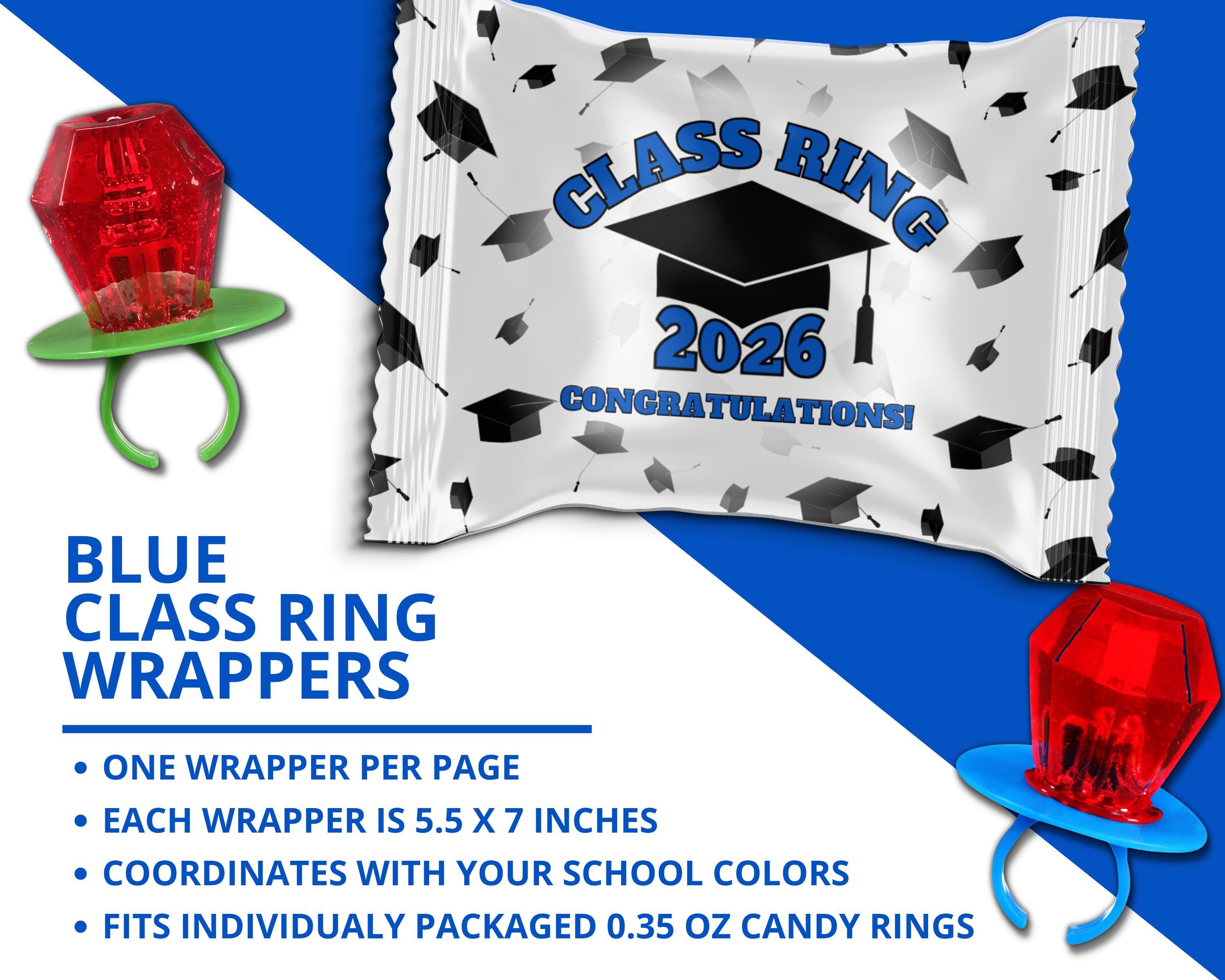 Graduation Class Ring Wrappers, Preschool Graduation Kindergarten Grad ...