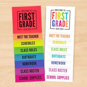 EDITABLE Meet the Teacher Flip Book, Back to School Flip Chart, Open House Booklet, Parent Night Handbook, Stacking Sheets Stackable Pages