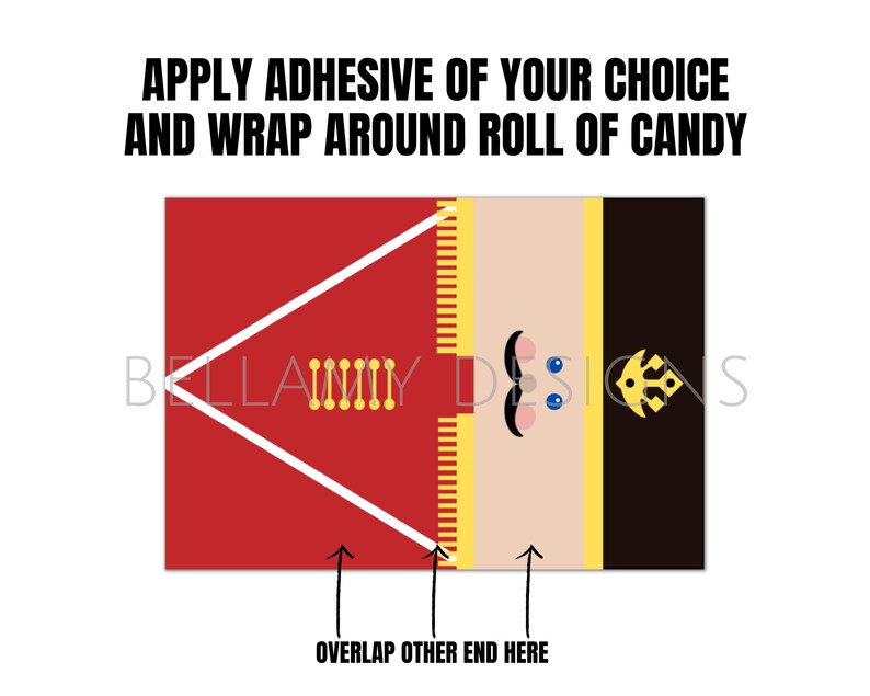 Christmas Candy Roll Wrappers, Printable Chocolate Wrappers Christmas