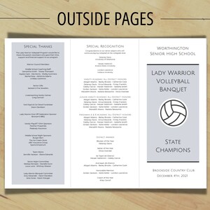 Tri-fold Program Template Printable Folded Program Template - Etsy Canada