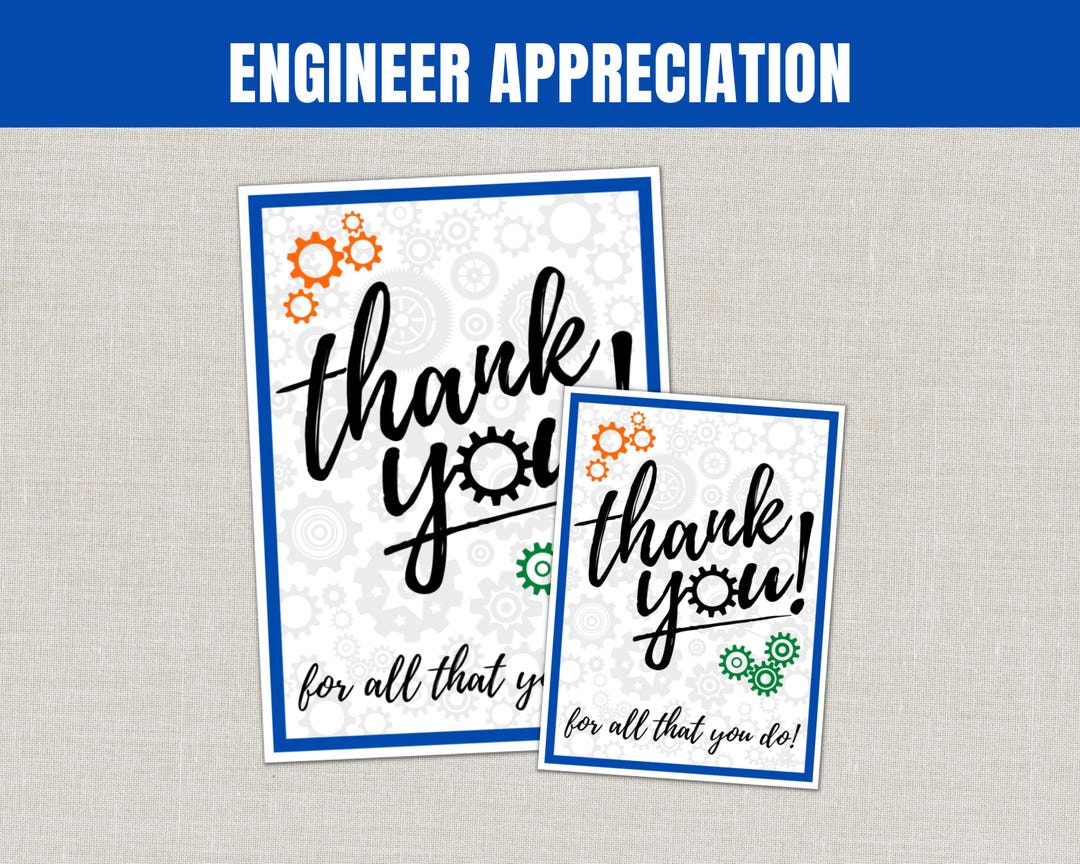 Engineer Appreciation Tags, National Engineers Week Staff Appreciation ...