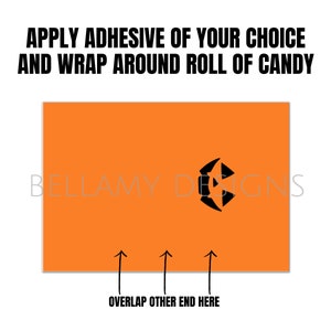 Halloween Rolo Wrappers, Printable Chocolate Candy Wrappers Halloween ...