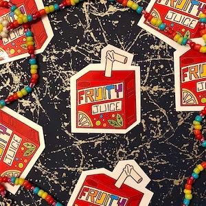 JuiceBox Sticker (assorted pride flags)