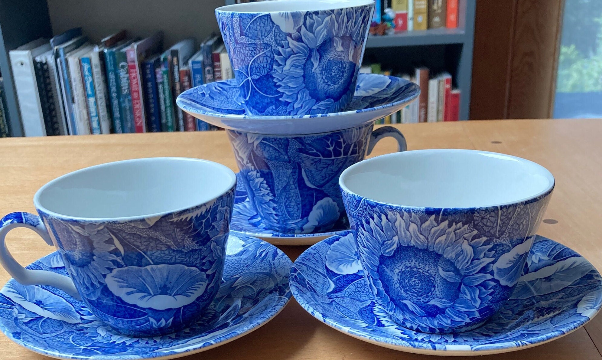 Spode Blue Room Cups and Saucers - Etsy