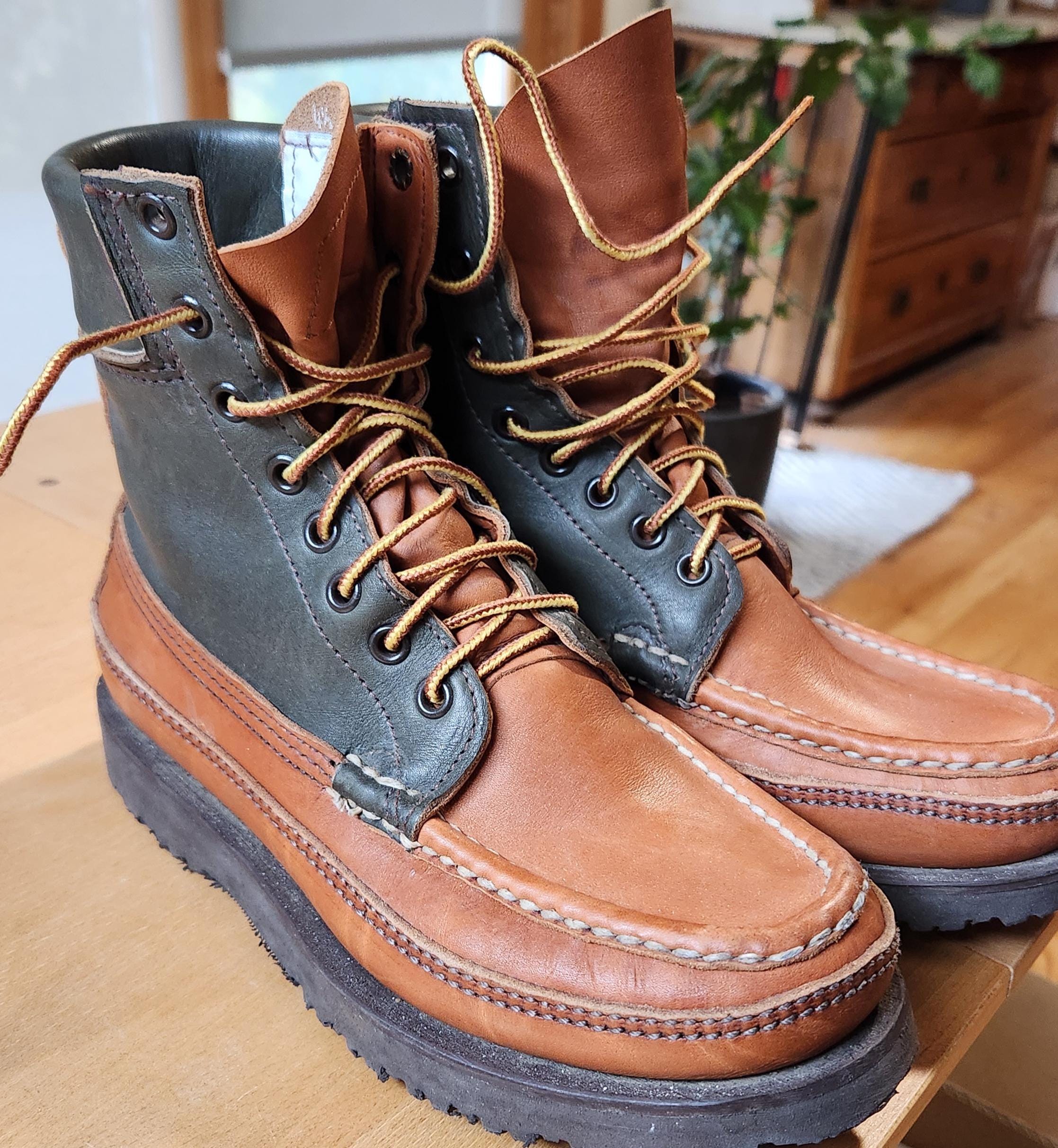 Russell Moccasin Boots - Etsy