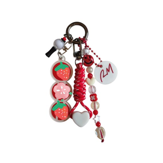BTS Inspired Arirng Bag Charm Keychain, Kpop Style Beaded Charm