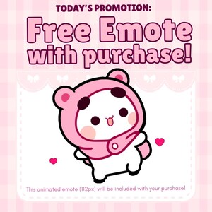 Rosa Häschen Emotes für Twitch, YouTube, Discord (12 Pack) Niedliche Pastell Emotes Bild 3