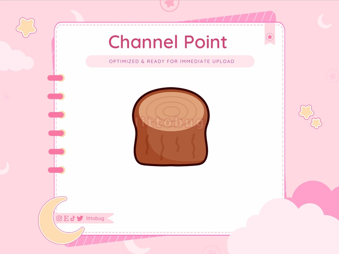 Tree Stump Log Channel Point Icon for Twitch | Streaming Assets - Etsy