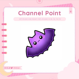 Bat Channel Point Icon for Twitch | Stream Graphics | Stream Emotes