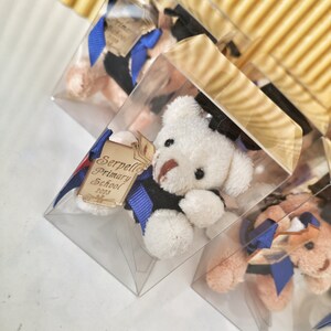 Personalized Graduation Teddy Bear Keychain Favors, College Graduation ...
