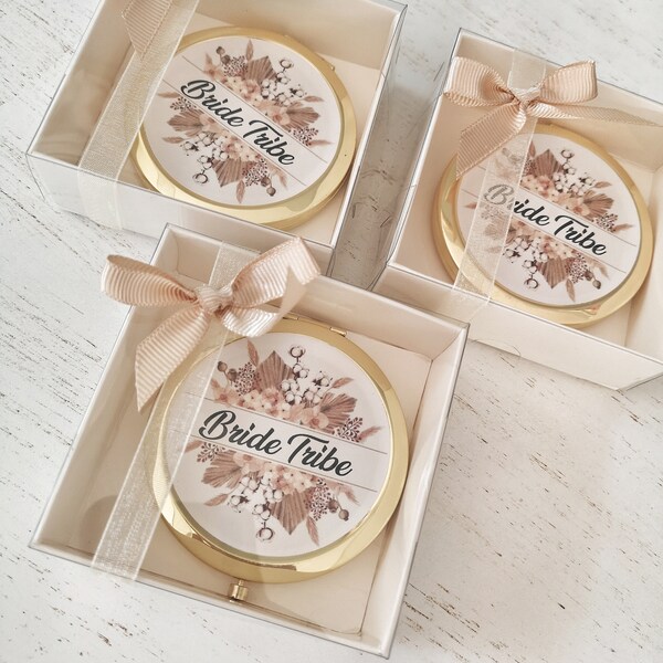 Metal Compact Mirror Etsy