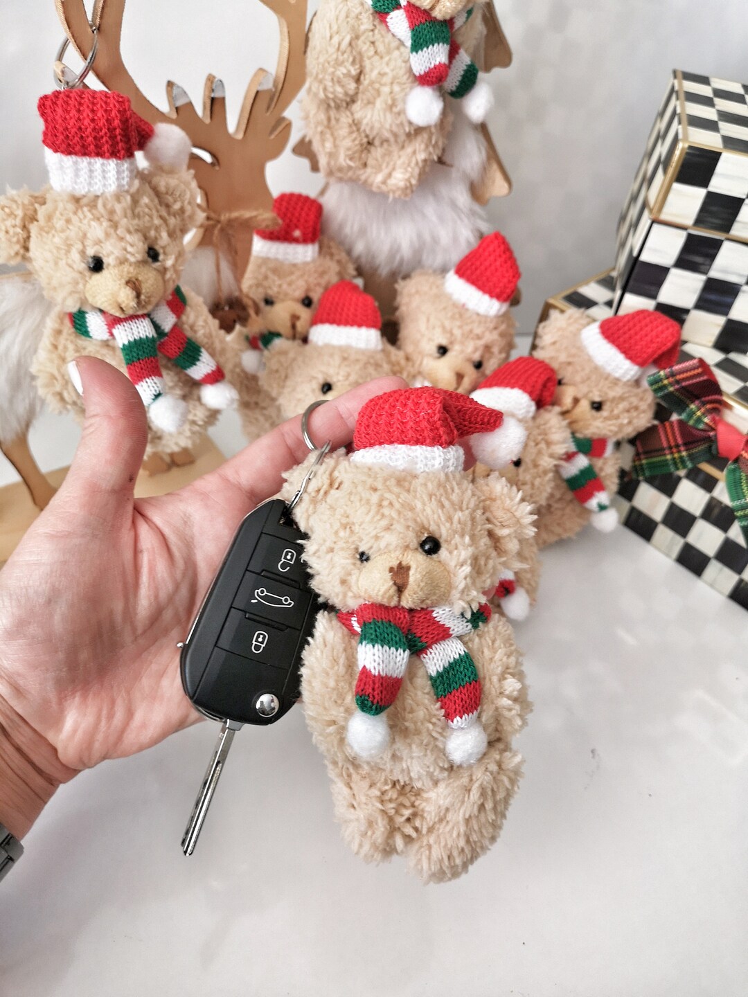 Personalisierbarer Teddybär Mit Text & Foto – Kuscheliges Plüschtier Als Geschenk Für Kinder & Erwachsene, 20 Cm