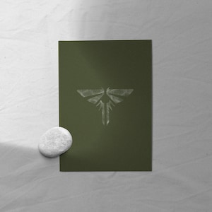 Fireflies Print - Video Game Collection - The Last of Us - tlou - Video Game Print - Geek Art - Joel and Ellie - Fireflies - Gift