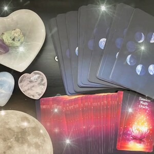 Laissez la lune être votre guide, carte à tirer magique intemporelle