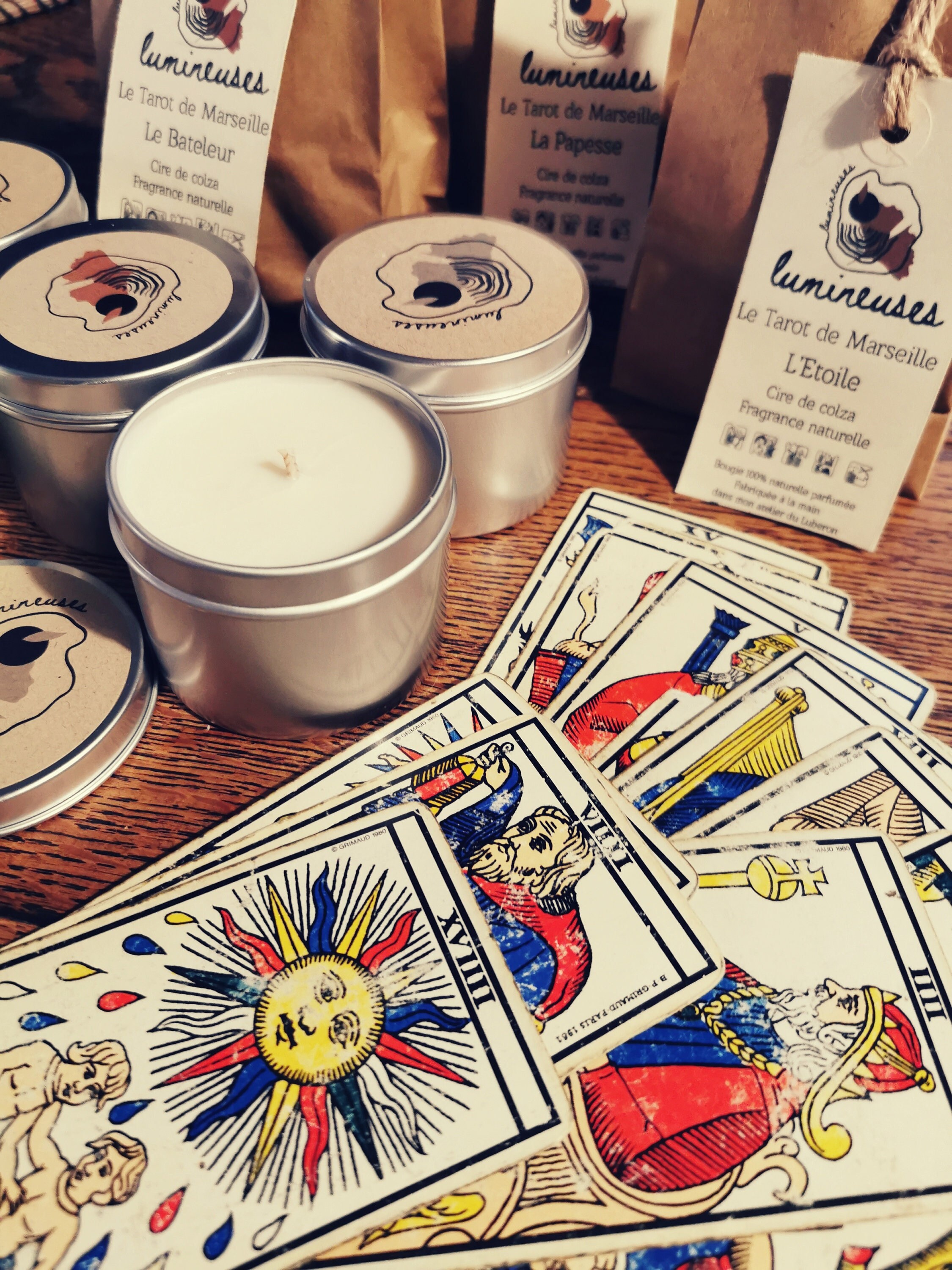 Bougie Tarot de Marseille