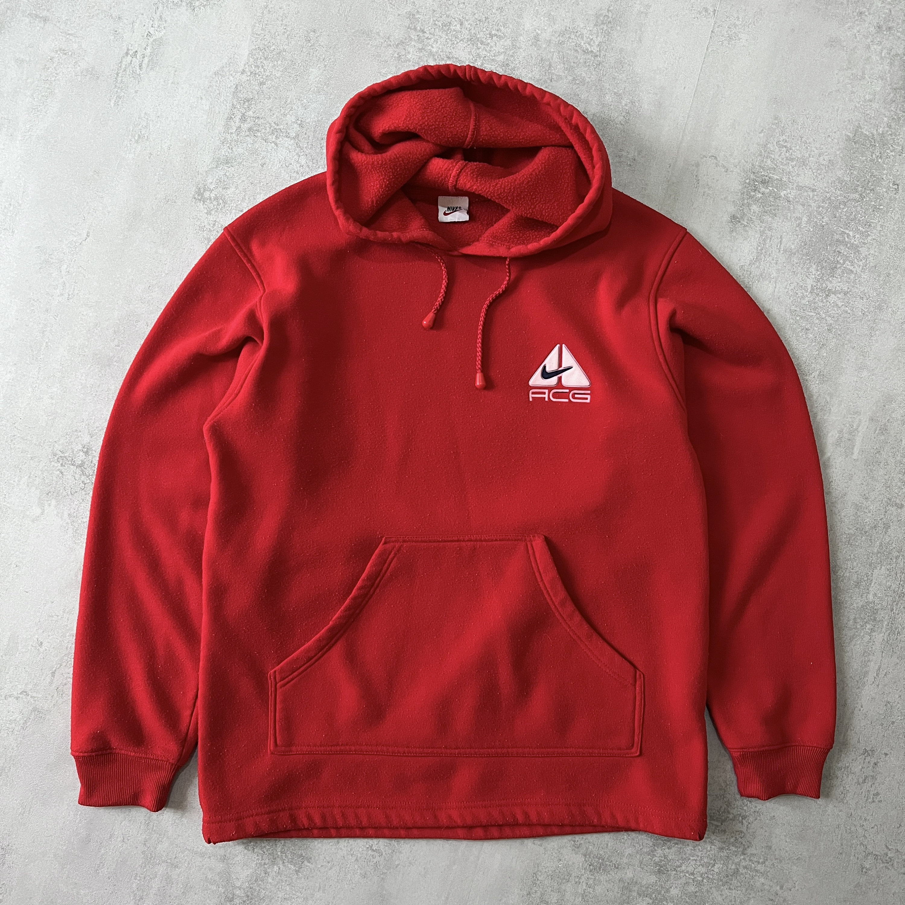 nike acg hoodie red