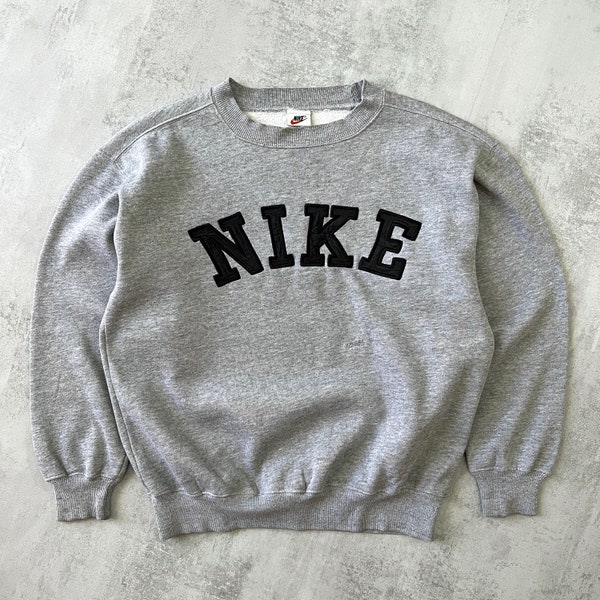 Nike 1990s heavyweight embroidered sweatshirt (L)