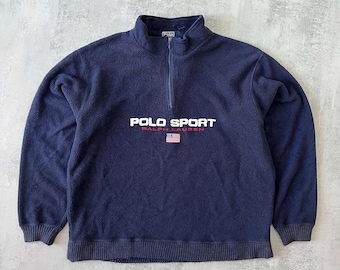 Vintage POLO SPORT Reversible Jacket Medium 1990 Ralph Lauren