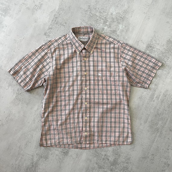 Burberry's 1990s nova check shirt sleeves (M) - image 1