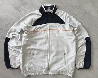 Chaqueta deportiva Nike vintage talla XL estilo Y2K con cremallera.