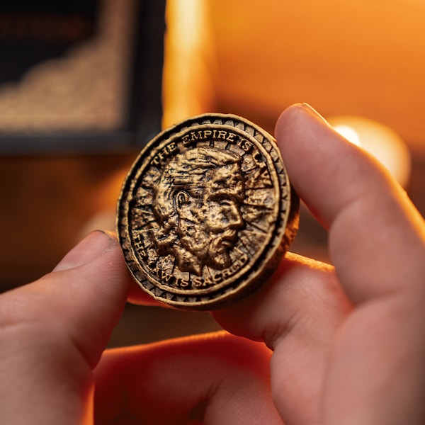 Skyrim Septim Coin | Skyrim Decor | Skyrim Prop | Elder Scrolls Skyrim Gifts | Skyrim Replica