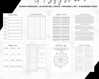 Goal Setting Book Etsy