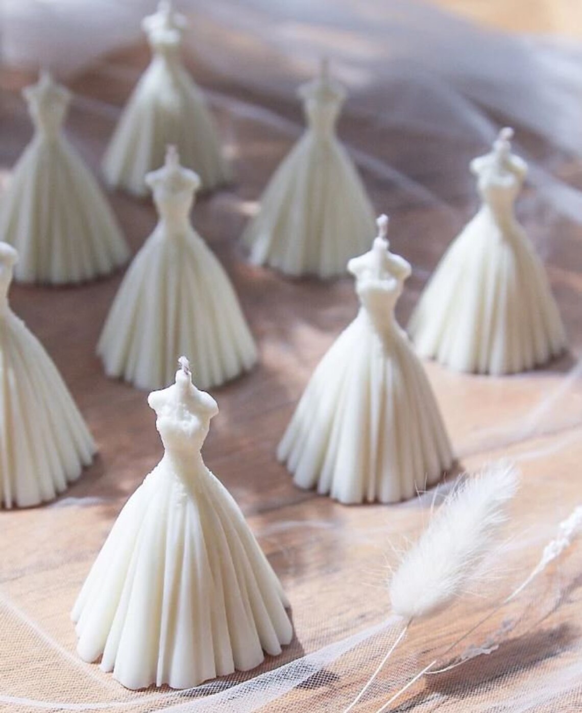 Wedding Dress Candle Bride Candle Wedding Decor Party Favor Wedding