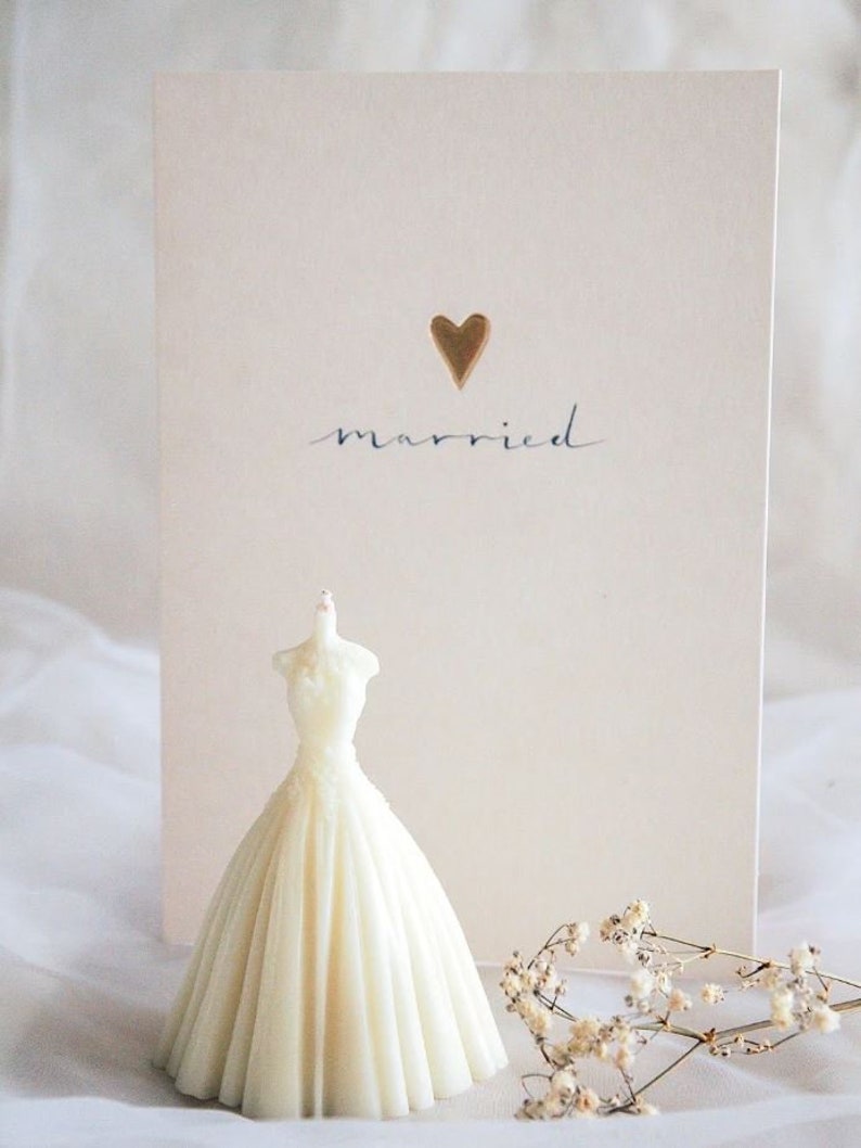 Wedding Dress Candle Bride Candle Wedding Decor Party Etsy