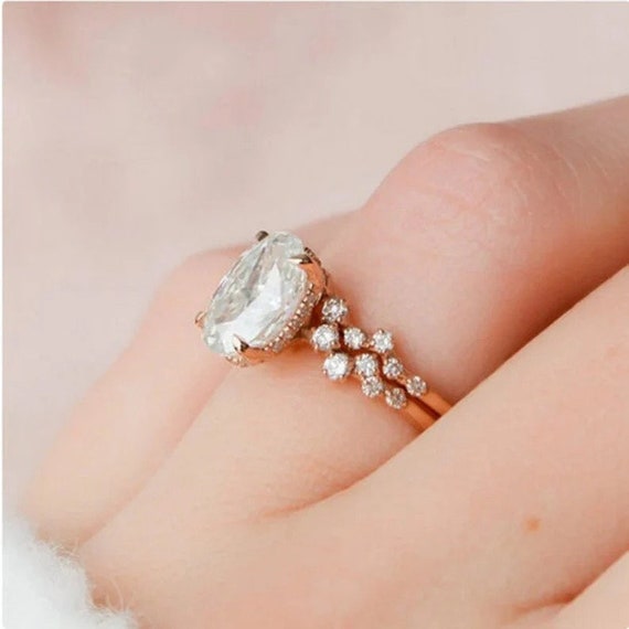 14k solid rose gold ring deals
