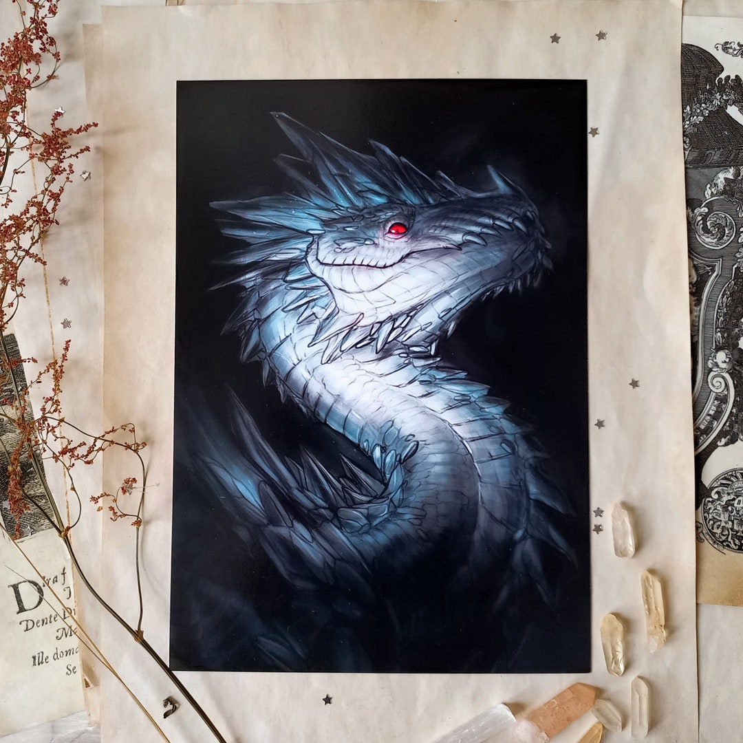 Silver Ice Dragon — Did you know that puffy paint (3d fabric paint)