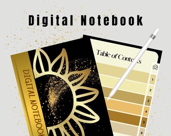 Digital Notebook, goodnote notebook, goodnote journal, Digital Notes, Goodnotes Cornell notes, Notability template, Notebook