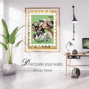 Black Girl Printable Wall Art | Black Girl Wall Art | Black Girl Poster | Black Woman Poster | Black Woman Art | Printable Wall Art