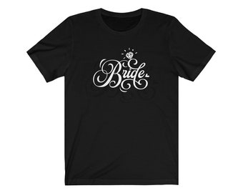 Unisex Jersey Kurzarm T-Shirt Braut