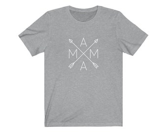 Unisex Jersey Short Sleeve Tee - Mama With Arrows
