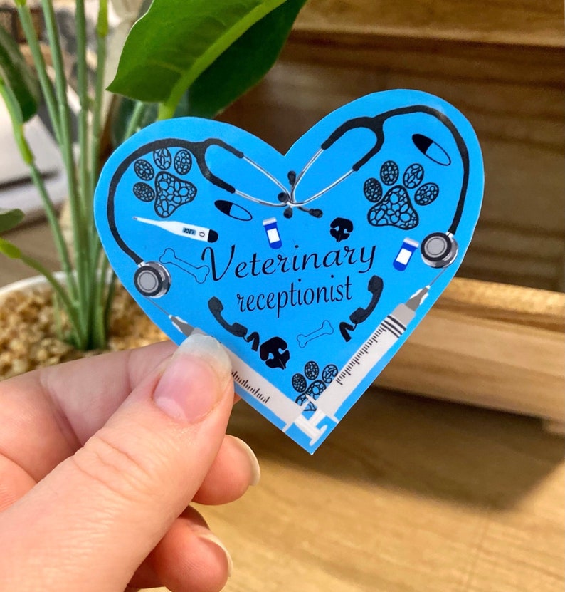 Funny Veterinary Receptionist Sticker Pack Vet Stickers Etsy