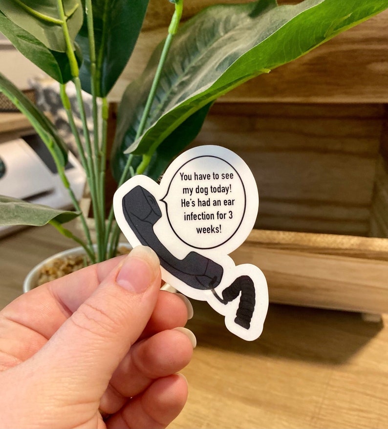 Funny Veterinary Receptionist Sticker Pack Vet Stickers Etsy