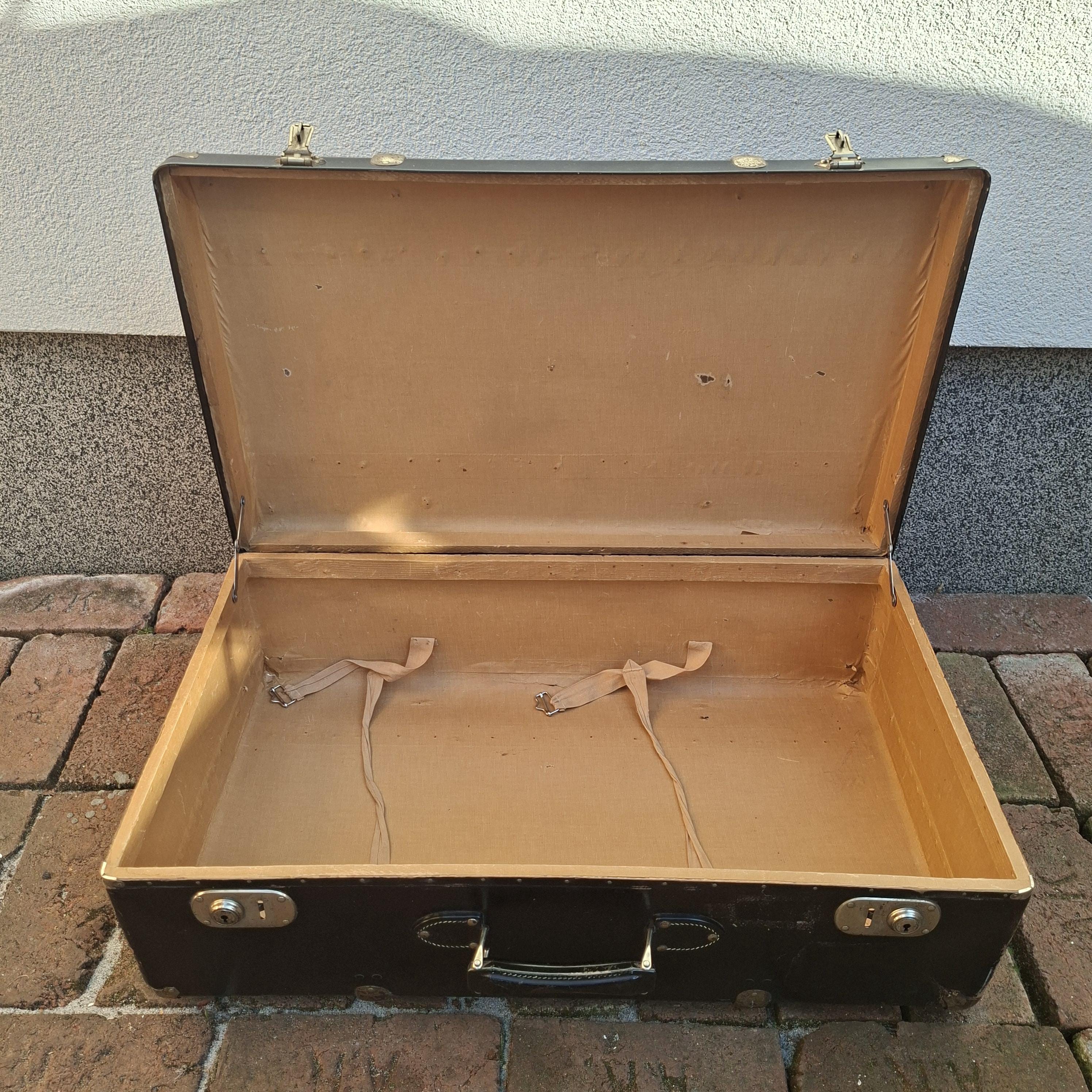 Vintage 1940s Trunk Suitcase - Etsy