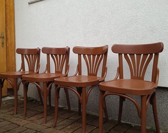 Chaises de bistrot français, Baumann pour Thonet, chaises de pub en bois vintage, chaises de cuisine, Café brasserie