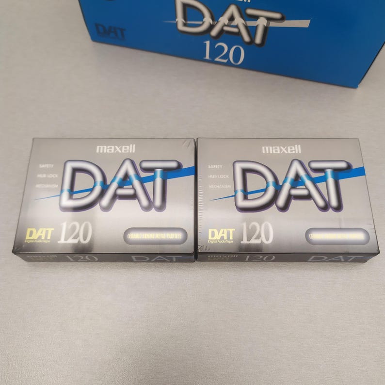 10 X MAXELL DAT 120 min DM120 Ceramic Armour Metal Digital Audio Tape image 9