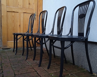 1 of 4 dining bentwood chairs by Stol Kamnik, mid-century modern, kitchen chairs, farmhouse furniture