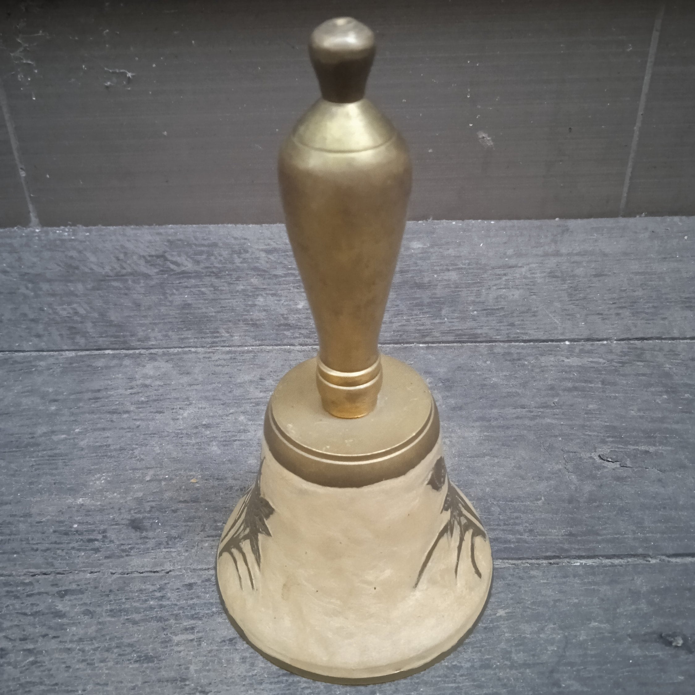 Brass Finish Desk Bell U2013 Jems Of Remuera