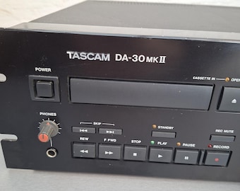 Tascam DA-30 MKII DAT Recorder: Professional Digital Audio Tape Deck