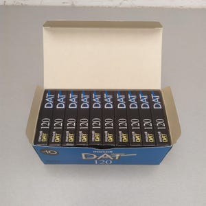 10 X MAXELL DAT 120 min DM120 Ceramic Armour Metal Digital Audio Tape image 3