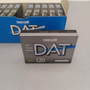 10 X MAXELL DAT 120 min DM120 Ceramic Armour Metal Digital Audio Tape image 8