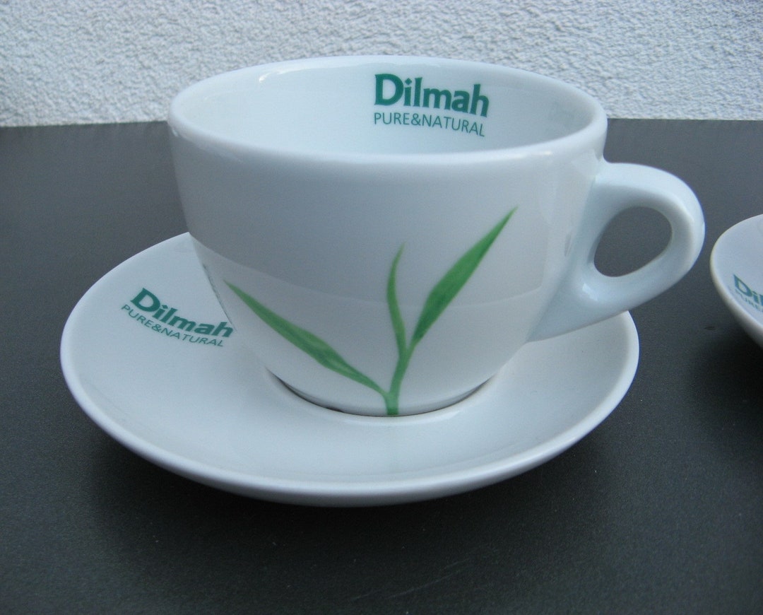 Dilmah Tea Cup and Saucer, Tea Cup and Saucer Set, Teacup and Saucer - Etsy