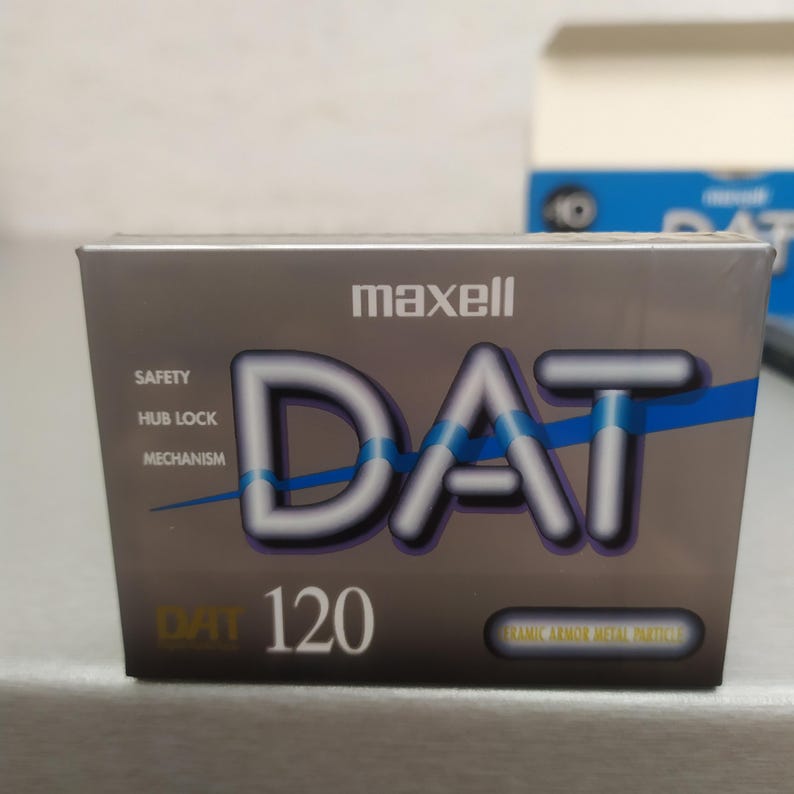 10 X MAXELL DAT 120 min DM120 Ceramic Armour Metal Digital Audio Tape image 4