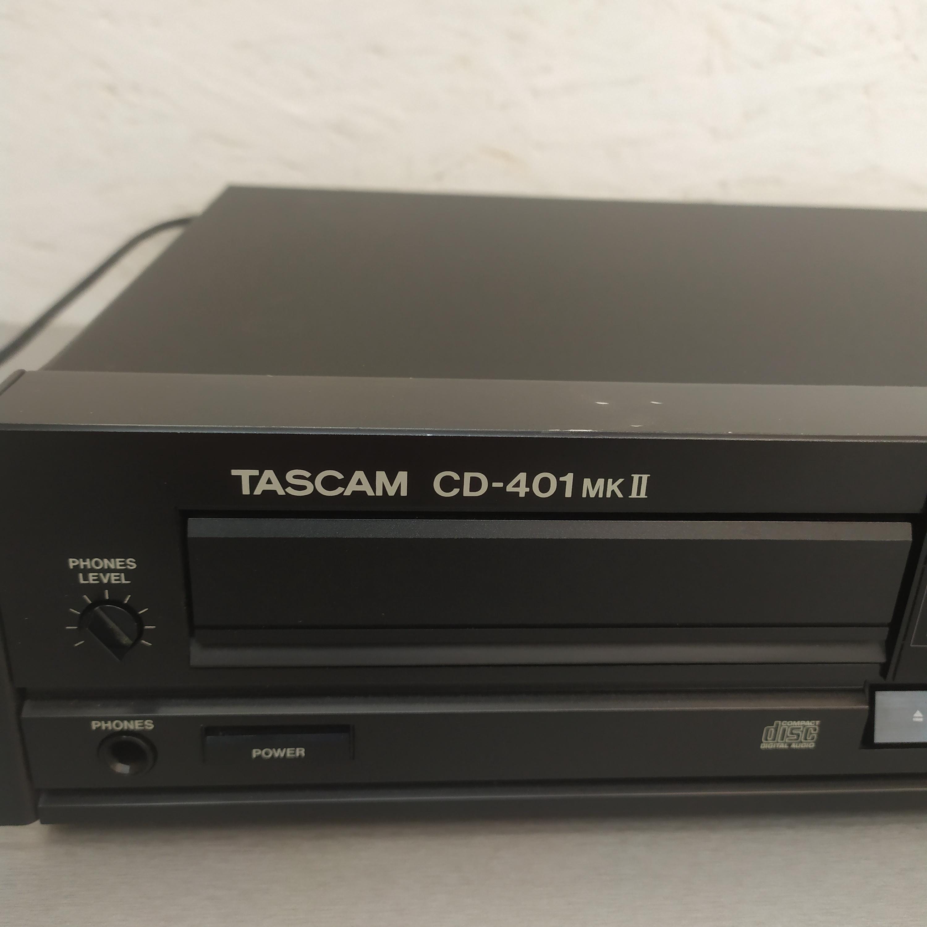TASCAM タスカム　CDプレーヤー　CD-401 業務用CDプレーヤー ステレオ工房 ポニー：TASCAM_CD-401MKII_002