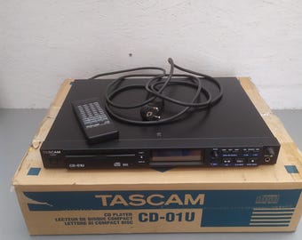 TASCAM CD-01U レコーディング機器 まとめ売り Tascam CD-01U Vintage CD Player – Discontinued Pro Audio Rackmount