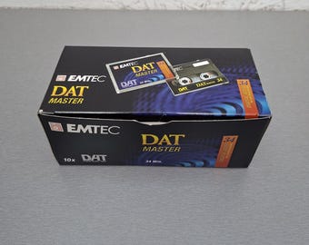 10 X Emtec DAT MASTER 34 min digital audio for professionals